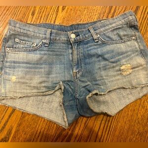 Rag & Bone distressed Jean shorts - 29